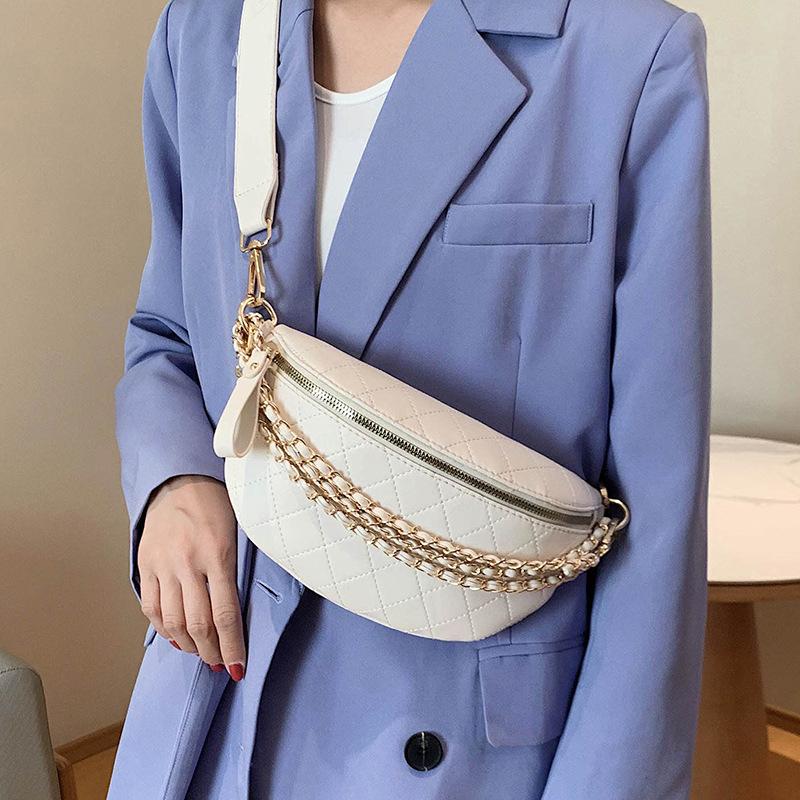 Сумка женская новая высококачественная текстура нишевая летняя широкополосная сумка-мессенджер нагрудная сумка поясная сумка