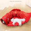 New Cat Tunnel, Ground Rolling, Chinchilla Toy, Koi Cat Scratch Board, Folding Channel, Semi Enclosed Cat Nest