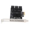 Карта расширения PCIE 8 портов Стабильный отвод тепла Удобные практичные компактные компьютерные принадлежности