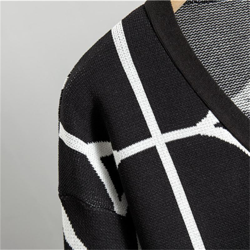 Женский осенне-зимний вязаный костюм с широкими брюками и свитером, свободный и стильный костюм-двойка