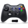 Беспроводной контроллер для Xbox 360 Xbox 360 Slim/Elite/Winodow/PC Видеоигра Геймпад 6-осевой Джойстик Двойная Вибрация 2.4G Игровой