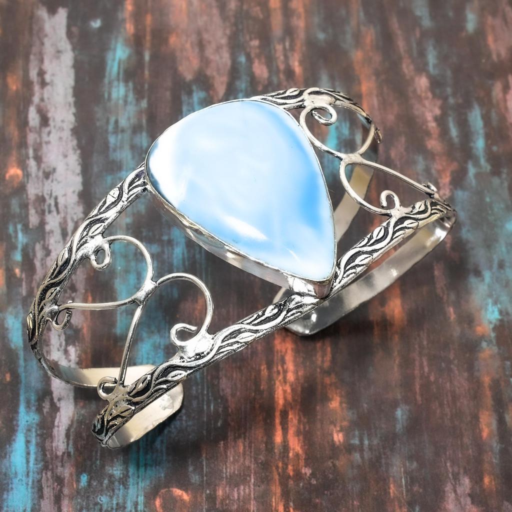 Owhyee опал драгоценный камень ручной работы твердый стерлингового серебра 925 пробы браслет-манжета регулируемые ювелирные изделия для подарка