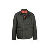 Polo FW21 Loose Solid Color Polo Collar Single-Breasted Long Sleeve Quilted Jacket Men Jacket Green 710847071-001