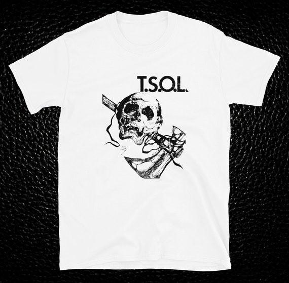 Hot New Strange Love T.S.O.L. Band Short Sleeve White Shirt S to 5XL TV158