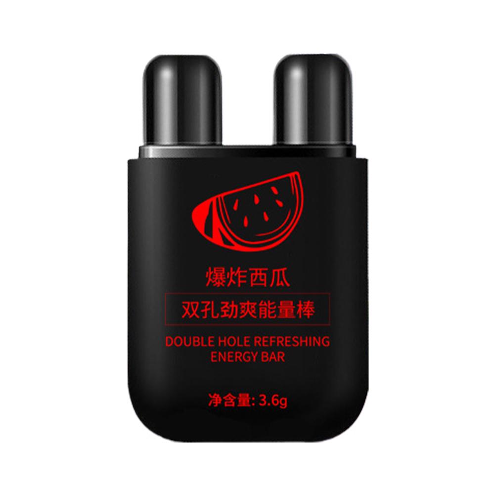 Одорант Двойное отверстие Энергетический батончик Ароматерапия Назальный ингалятор Пары Стик Стимулирующий аромат Предотвращает сонливость