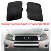 1 Pair Plastic Front Bumper Towing Eye Cover Fit for TOYOTA RAV4 ACA33 ACA30 ACA31 2006- 2008