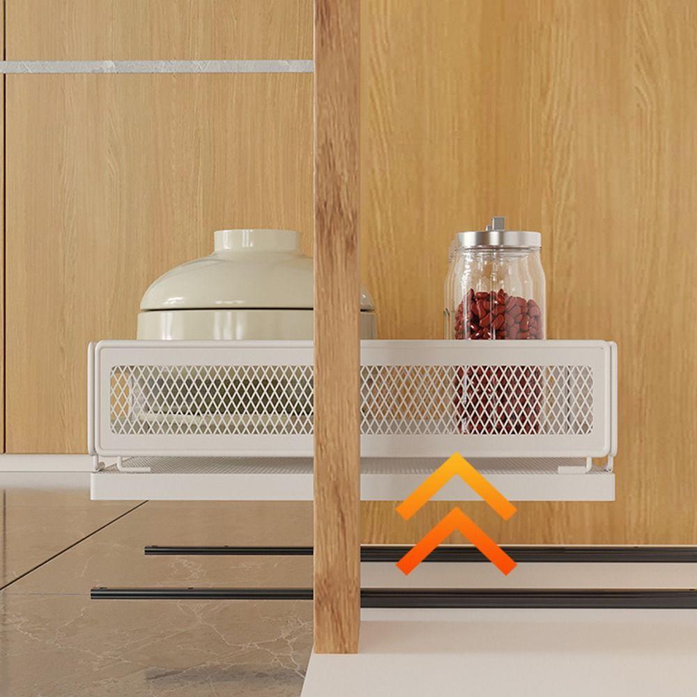 Выдвижная полка для хранения посуды Выдвижной ящик Выдвижной контейнер Корзина для хранения продуктов Офис