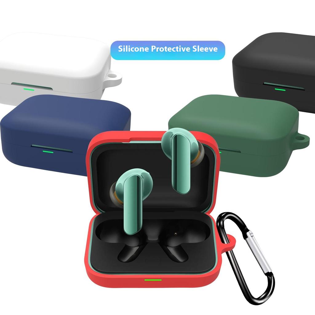 For Realme Buds Air 7 Protective Case Bluetooth-Compatible Earphones Silicone Cover with Hook