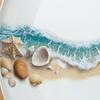 Sea Beach Exquisite Shell Toilet Sticker Bathroom Toilet Seat Waterproof Sticker Self-Adhesive Decorative Wall Sticker