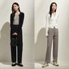 Jiuzi Anna Kou Light and Mature Style Workplace Commuting TR Tapered Pants