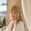 Fishnet Headwear Hat for Women, Breathable Mesh Knitting with Hollow Sequin Design, Elastic Fit Hand-Woven Daily Wear Sparkling