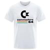 Summer Commodore 64 Print T Shirt C64 SID Amiga Retro Cool Design Street Short Sleeve Top Tee Cotton Clothing Loose T-shirts