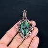 Ruby Zoisite Pendant Gemstone Jewelry, 999 Copper Wire Wrapped Handmade Pendant, Latest Design Jewelry