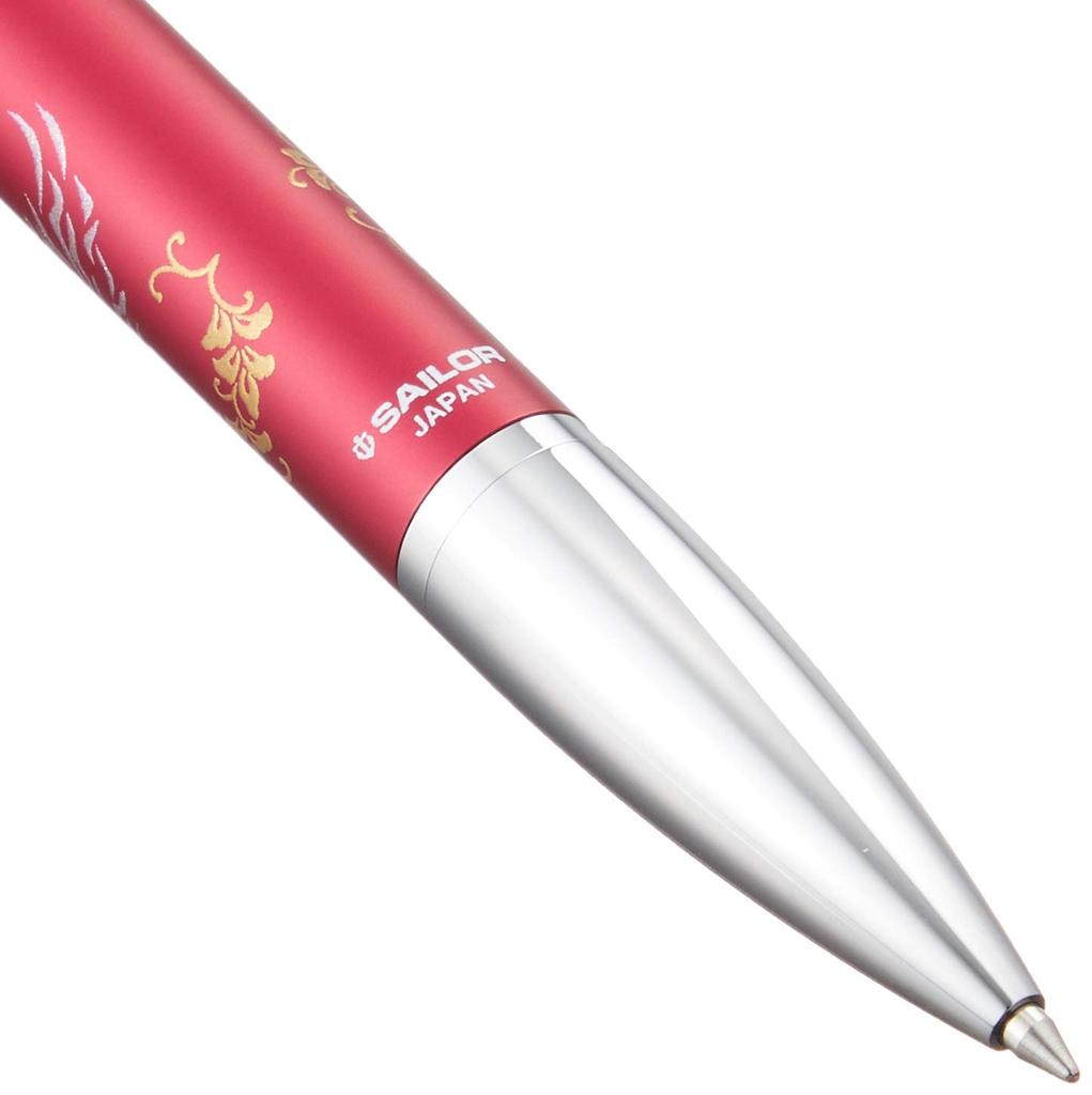 Шариковая ручка Sailor Fountain Pen Graceful Makie Four Gods Suzaku Red на масляной основе 16-0375-230