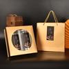 New Year's Mountain Delicacies Gift Box: Dried Morel, Black Fungus, Shiitake, Ganoderma, Fish Maw in Plastic Jar Packaging.