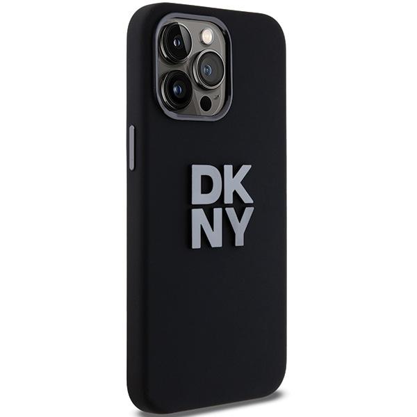 Dkny Dkhcp15Lsmcbsk Iphone 15 Pro6.1 Czarny/Black Hardcase Liquid Silicone Metal Logo