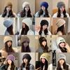 Knitted Hat With Letter Prints For Winter Warmth And Style For Casual Wear