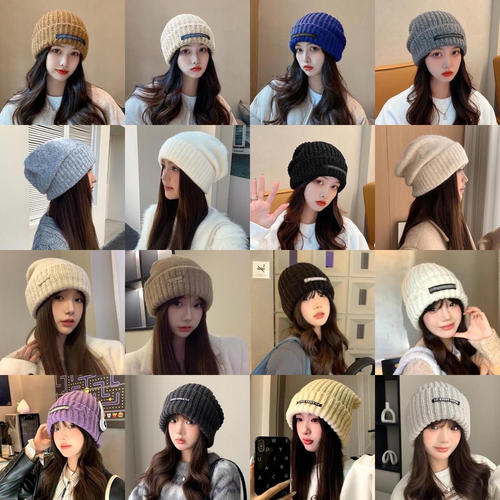 Knitted Hat With Letter Prints For Winter Warmth And Style For Casual Wear