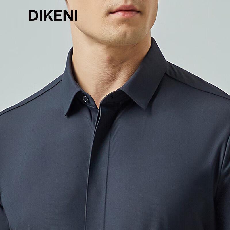 Мужская рубашка DIKENI с коротким рукавом в стиле business casual