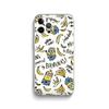 Чехол для телефона M-MinionsS-S Банановый для iPhone 15,14,13,12,11 Plus,Pro,Max,XR,XS,X,7,8 Plus,SE,Mini Прозрачный Силиконовый Мягкий