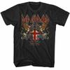 Мужская футболка Def Leppard с гербом-львом, Футболка для фаната музыки, Унисекс футболка