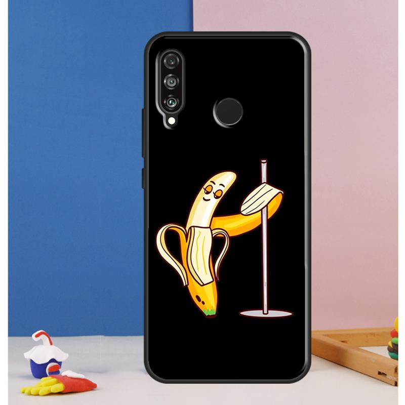 Мемы Мультяшный Забавный Чехол Банан Для Huawei Nova 12s 7i 8i 11i 12i 9 10 SE Y73 Y90 Y70 Y72 Y61 Y91 P30 P40 Lite P60 Pro