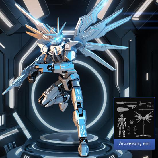 Подвижные суставы Робот Экшн-фигурка с аксессуарами Магнитная 3D-печать