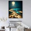 Diamond Art Canvas And Matching Diamond Art Stickers Diy Diamond Art Painting Mosaic Moon Home Decor Wall Art Square Round Drill