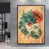 Classic Canvas Hd Prints Poster  Charizard Blastoise Cartoon Character High Quality Home Living Room Mural Decorative