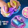 Набор слаймов «Звездное небо» Масляный слайм Глина для лепки Сделай сам Ручная работа Без запаха Легкий Поделка Образовательный Для начинающих Девочки Мальчики День рождения Фестиваль Рождество