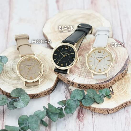 [Sun Flame Co., Ltd.] Часы Sun Flame MJG-B32-BK черные