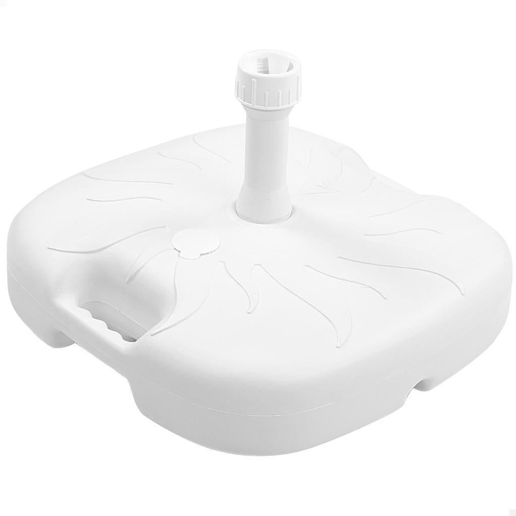 Parasol Base 18 L White 44X44X12CM IPAE PROGARDEN