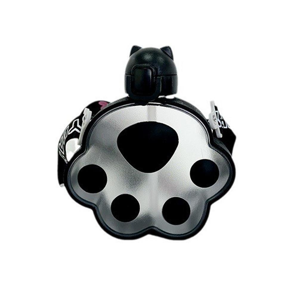 Регулируемый ремешок Бутылка для воды с кошачьей лапкой Мультяшный портативный чайник Удобный пластиковый стаканчик с соломинкой Велоспорт