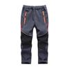 New Arrival Kids' Outdoor Softshell Pants Waterproof Breathable Durable Warm Climbing Trousers Spring Autumn  for Boys Girls