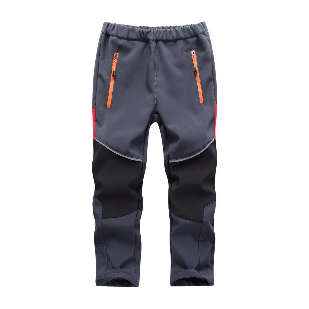 New Arrival Kids' Outdoor Softshell Pants Waterproof Breathable Durable Warm Climbing Trousers Spring Autumn for Boys Girls