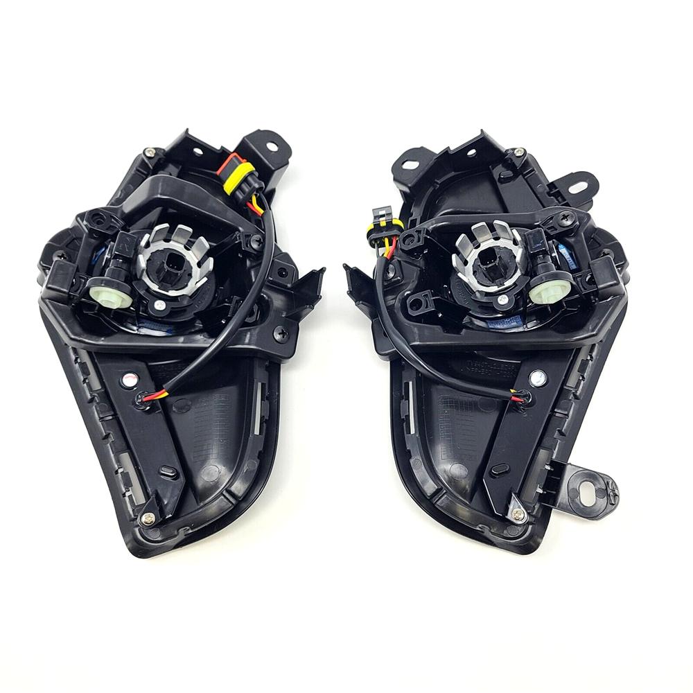 For 2019-2023 Toyota Rav4 LED Fog Lights with Bulbs+Bezels+Wire Harness+Switch