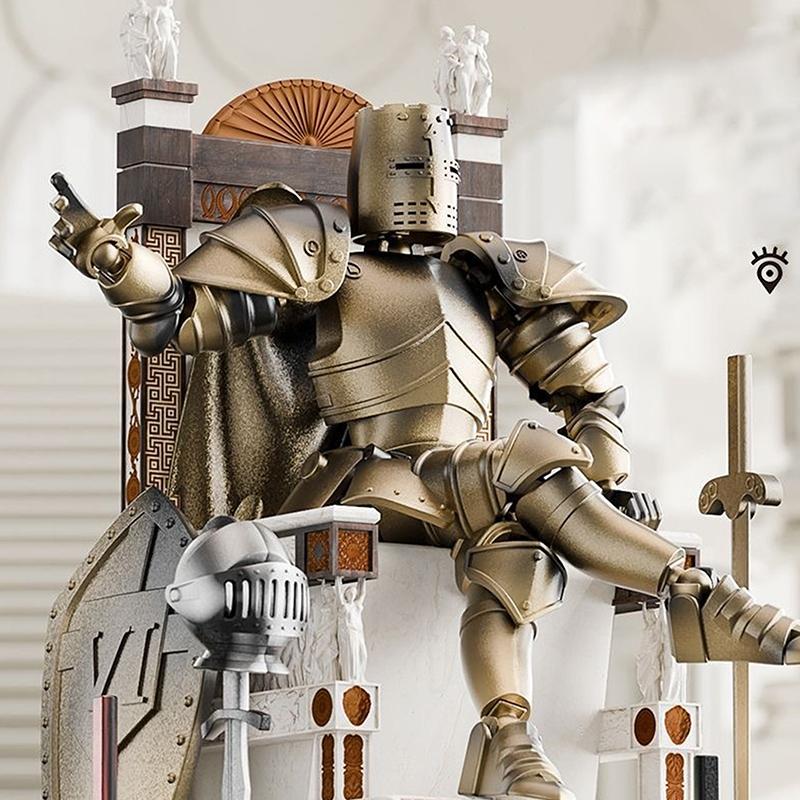 Многосуставной подвижный робот-воин-трансформер, 3D-печатный манекен рыцаря, игрушки-манекены, игры для детей и взрослых, родительско-детские игры, подарки