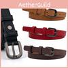 Womens Trendy Cowhide Belt With Alloy Buckle For Daily Office And Casual Outfits