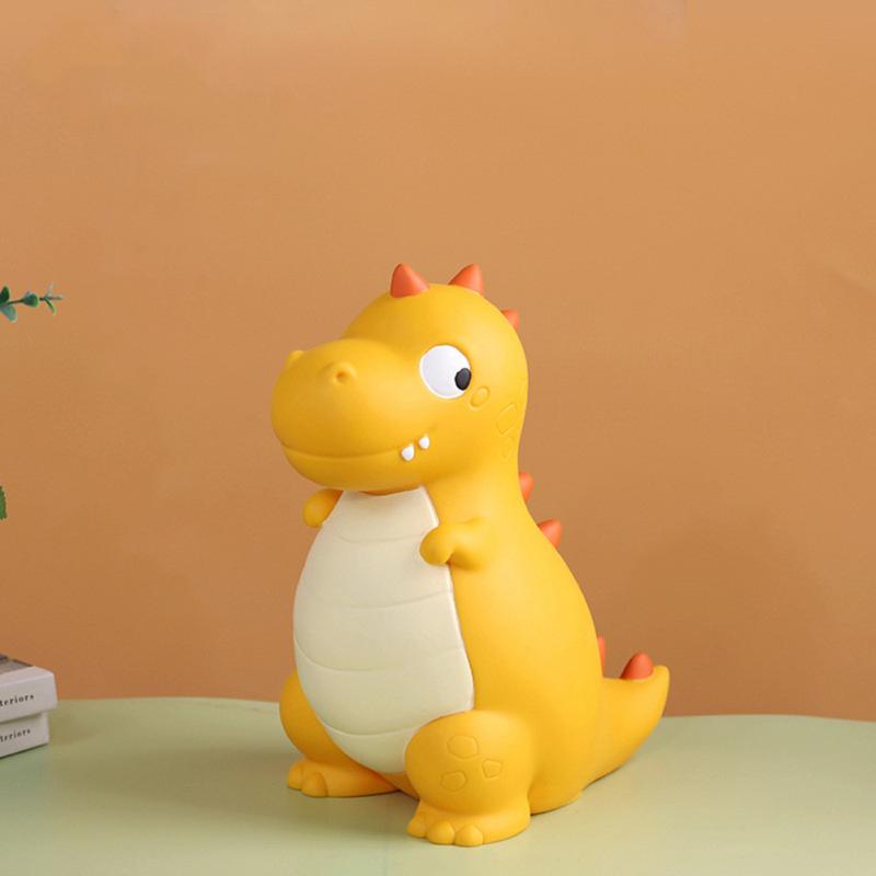 Dinosaur Piggy Bank Cute Cartoon Anti-fall Large Capacity Shatterproof Money Coin Bank Gifts For