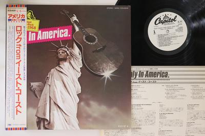 LP Пластинка РАЗНЫЕ ИСПОЛНИТЕЛИ - Только в Америке Ист-Кост Тин-рок ECS63016PROMO CAPITOL 1981 Япония Оби Поп Б/У