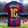 Трендовая футбольная майка Neymar Special Edition с коротким рукавом для мужчин, женщин и детей, для тренировок на открытом воздухе, быстросохнущая, дышащая спортивная одежда