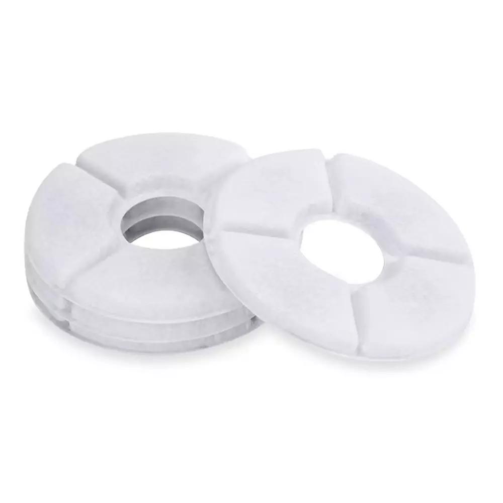 1-12 шт. круглых фильтров для домашних животных, кошек, фонтанов, сменных фильтров для собак