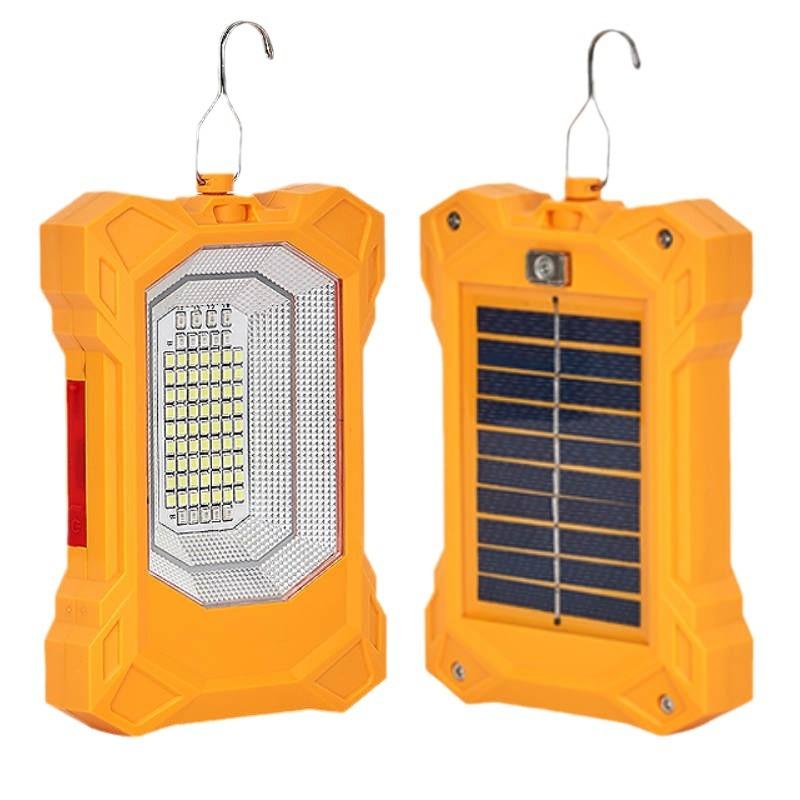 Led Camping Lamp Camping Light Outdoor Camp Tent Lamp Hook Solar Charging Night Market Stall Lamp Extra Bright Portable Lanterns
