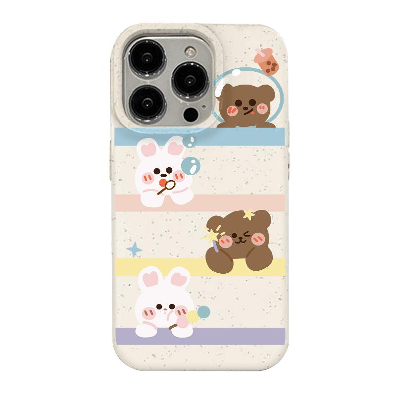 Mobile Phone Cases for iPhone 11 13 XR 15 Pro Max 12 14 Pro Max Case iPhone 16 7 Plus 8 Plus XS Max Degradable and Environmentally Friendly