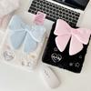 A6 Bow Plush Binder Pocards Holder Cute Girl Ins Idol Card Kpop Po Album Collect Loose-leaf Card Storage Cover Stationery
