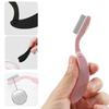Folding Ultra-fine Stainless Steel Eyelash Brush Eyelash Separator Eyebrow Eyelash Extension Comb Eye Lash Curler Eyelash Tools
