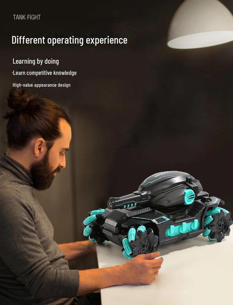 Игрушка-танк с дистанционным управлением Douyin с датчиком жестов