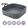 Silicone Air Fryer Baking Pan Liners with Handles Food-Grade Silicone Oven Liner Non-Stick Reusable Airfryer Accessories for 4-6 Qt Air Fryers