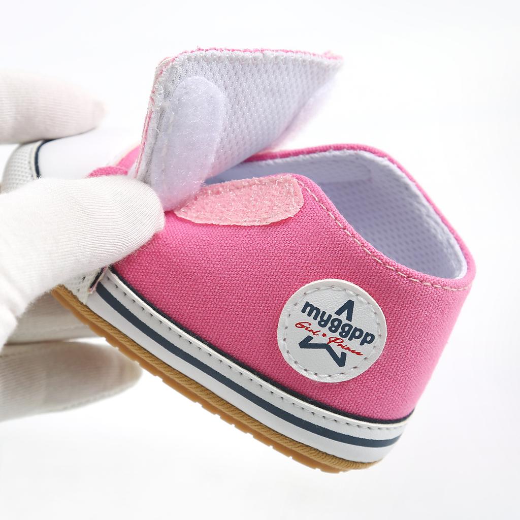 MYGGPP Casual Canvas Baby Shoes Moccasins Baby Shoes Toddler Shoes