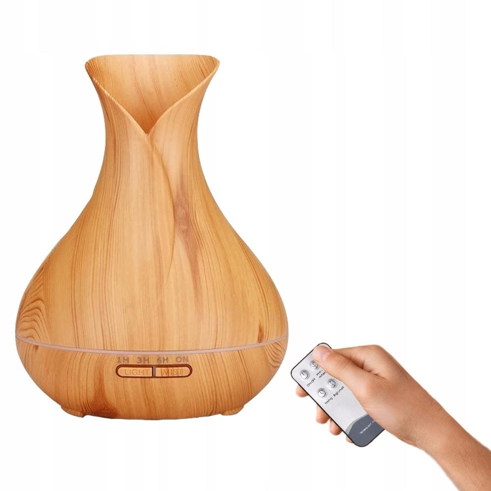Air humidifier, aroma diffuser, LED lamp, aromatherapy, 300ml + remote control